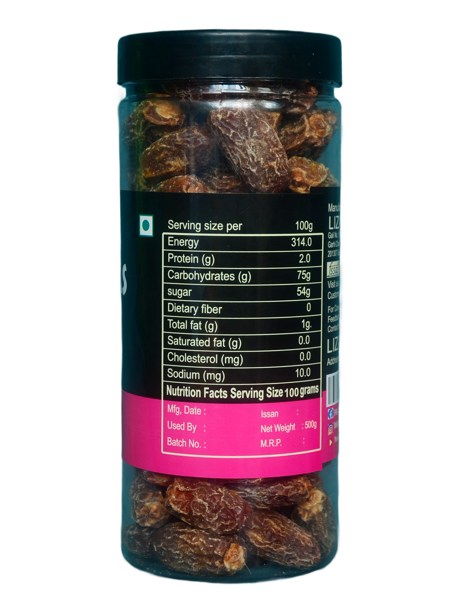 Black Dates  500 gm
