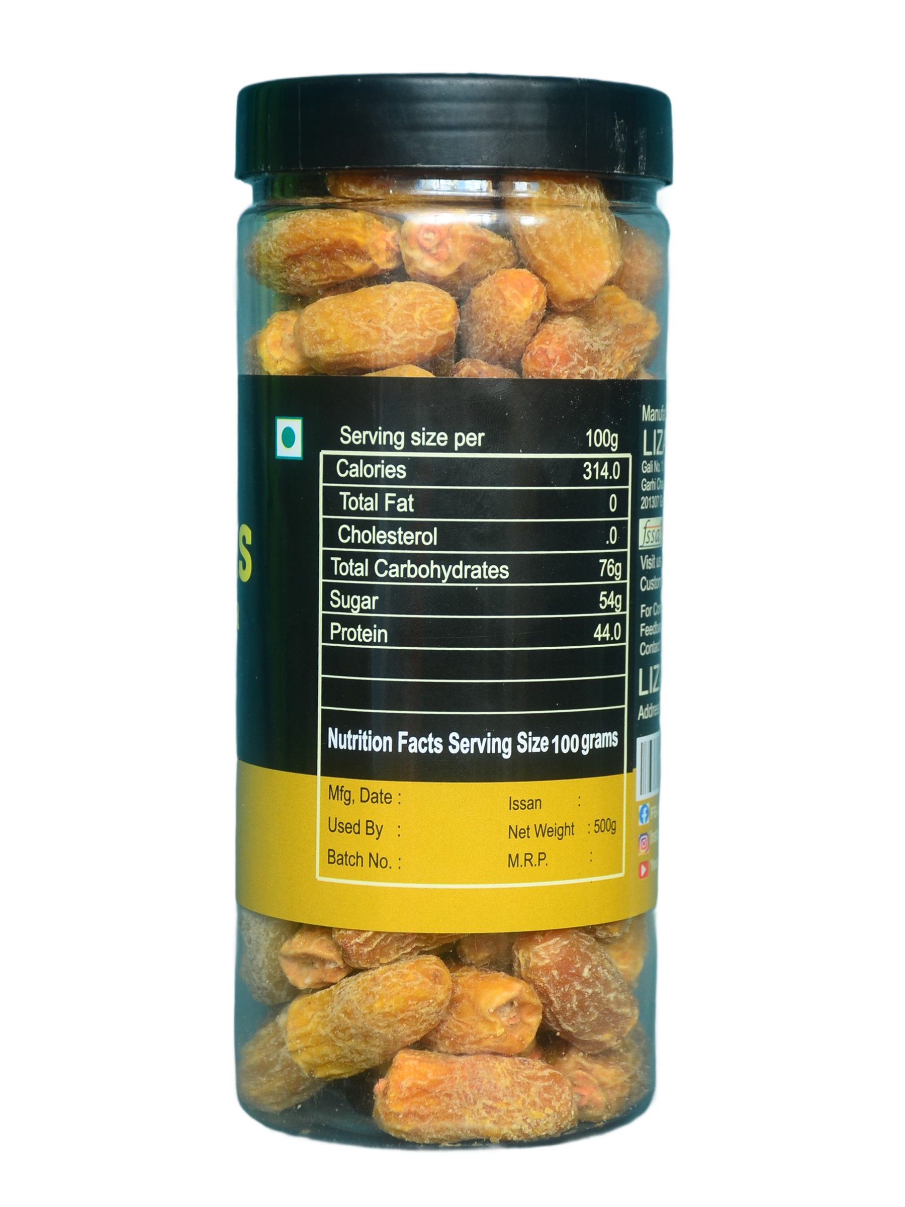 Peela Dates (Yellow Chhuara)  500 gm