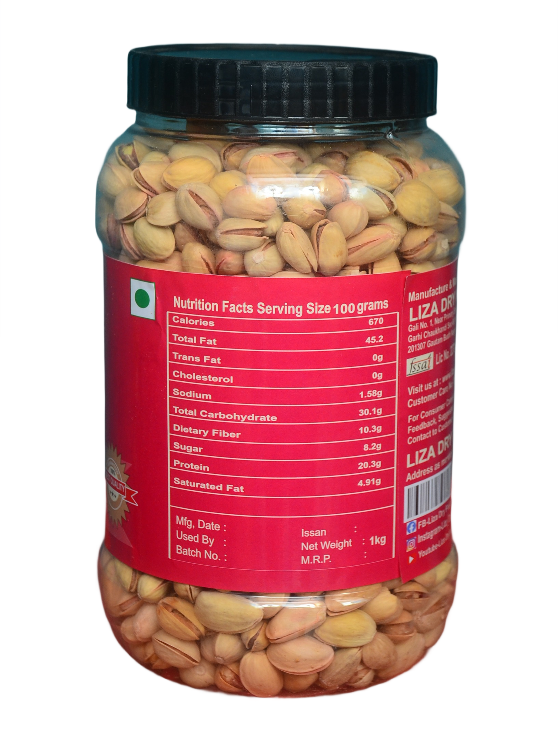 Pistachio (Pista) 1kg