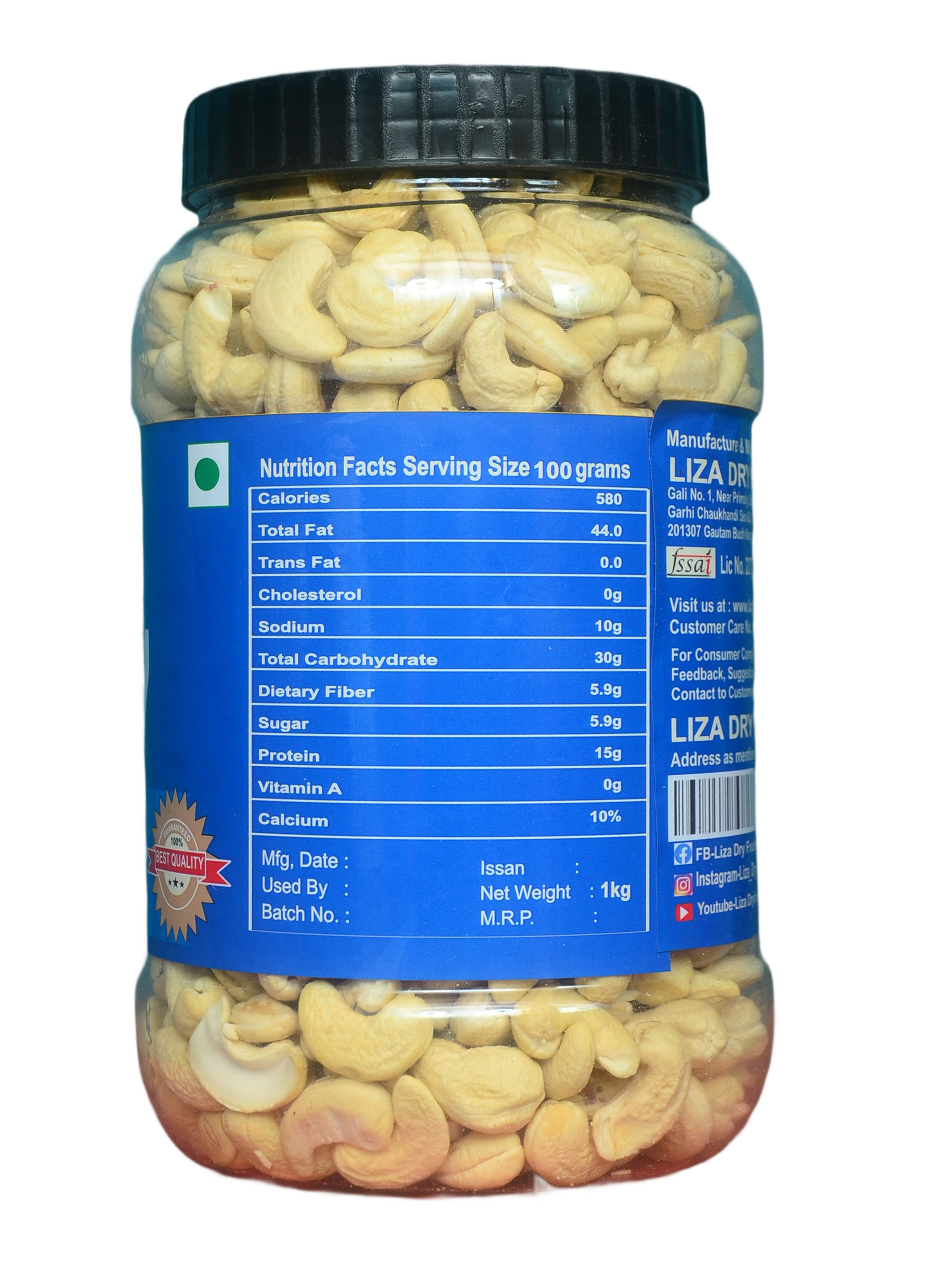 Cashew (Kaju)  1kg