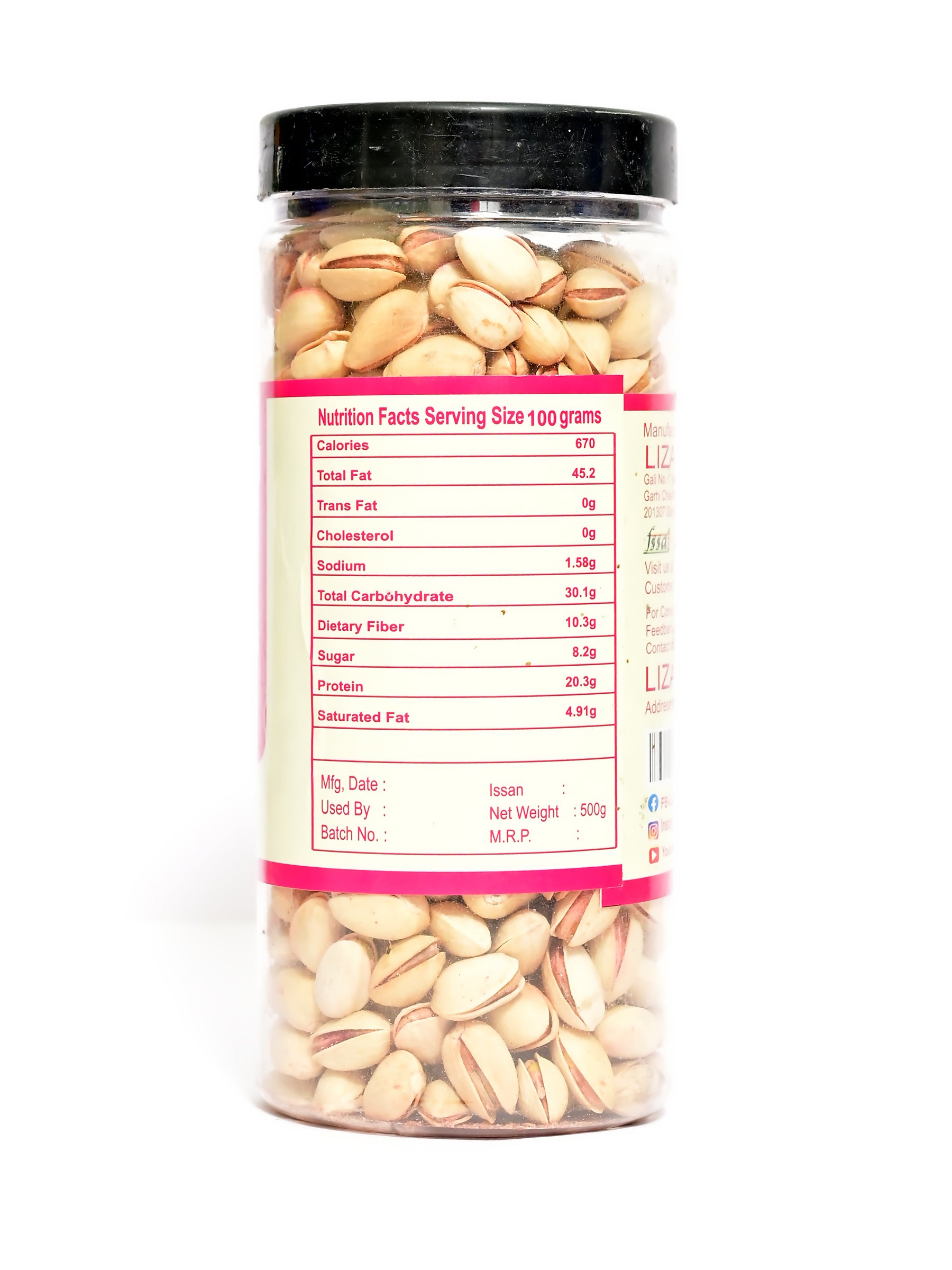 pistachios (Pista) 500gm