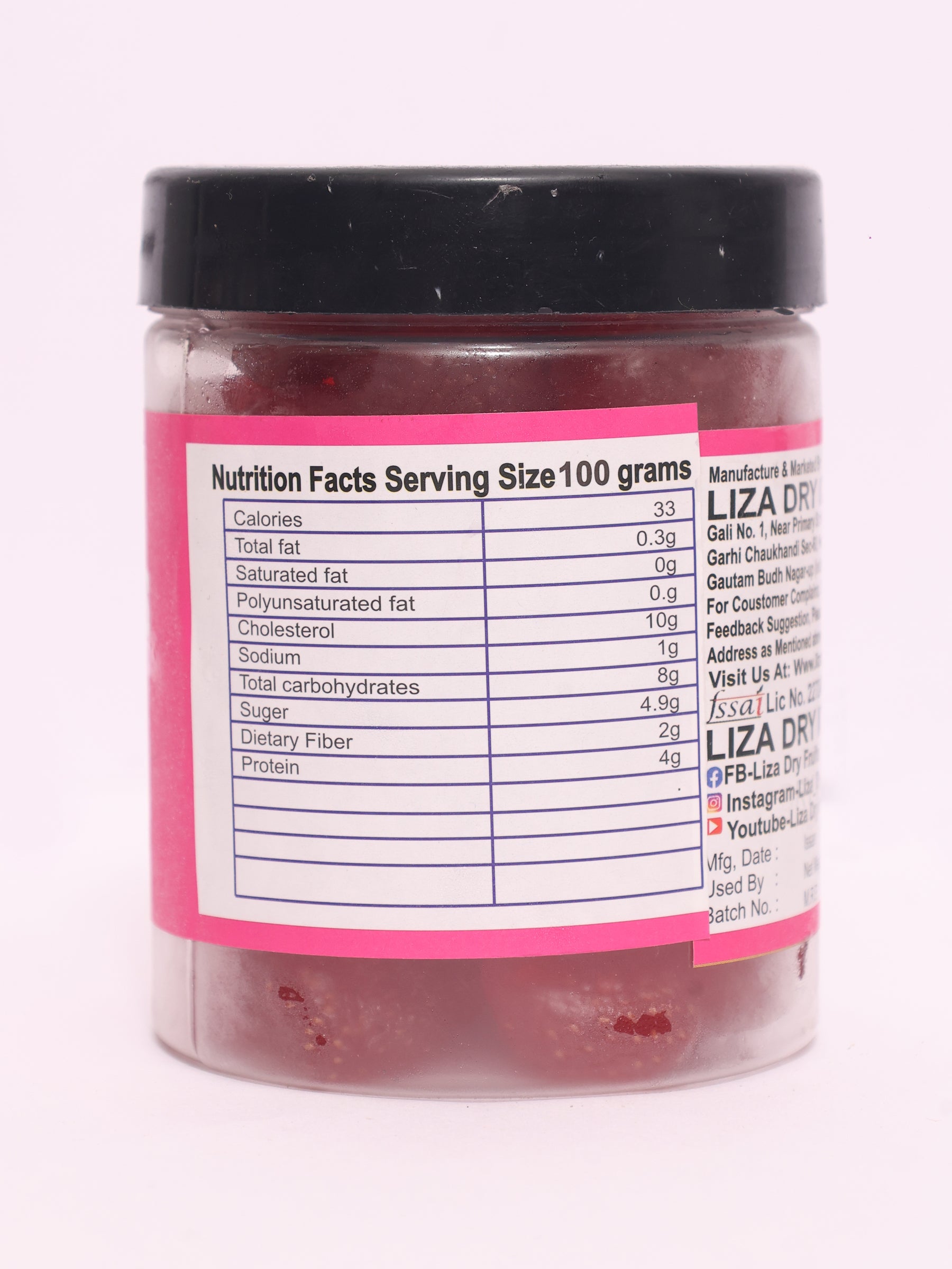 Dried Strawberry 250 gm