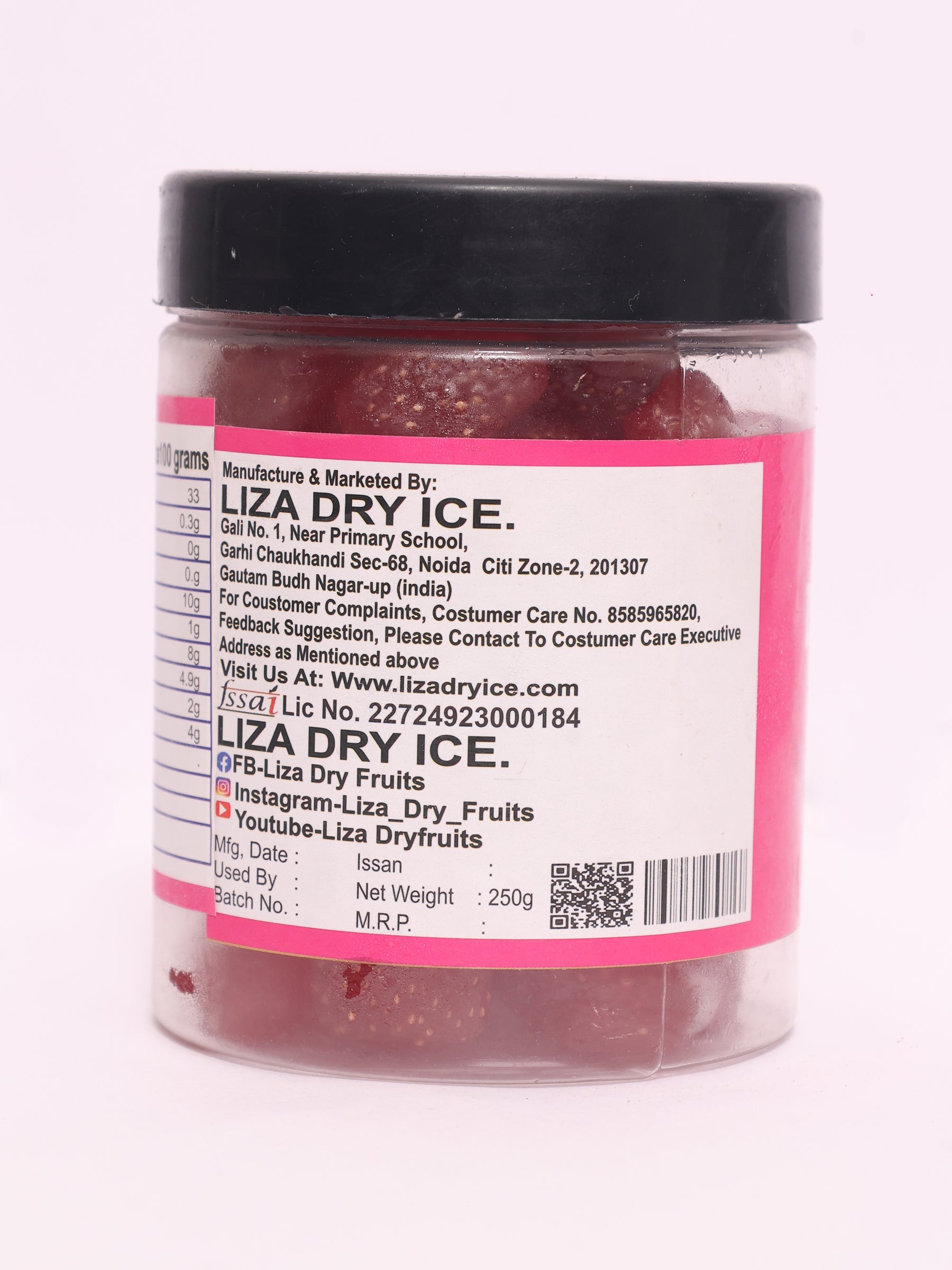 Dried Strawberry 250 gm