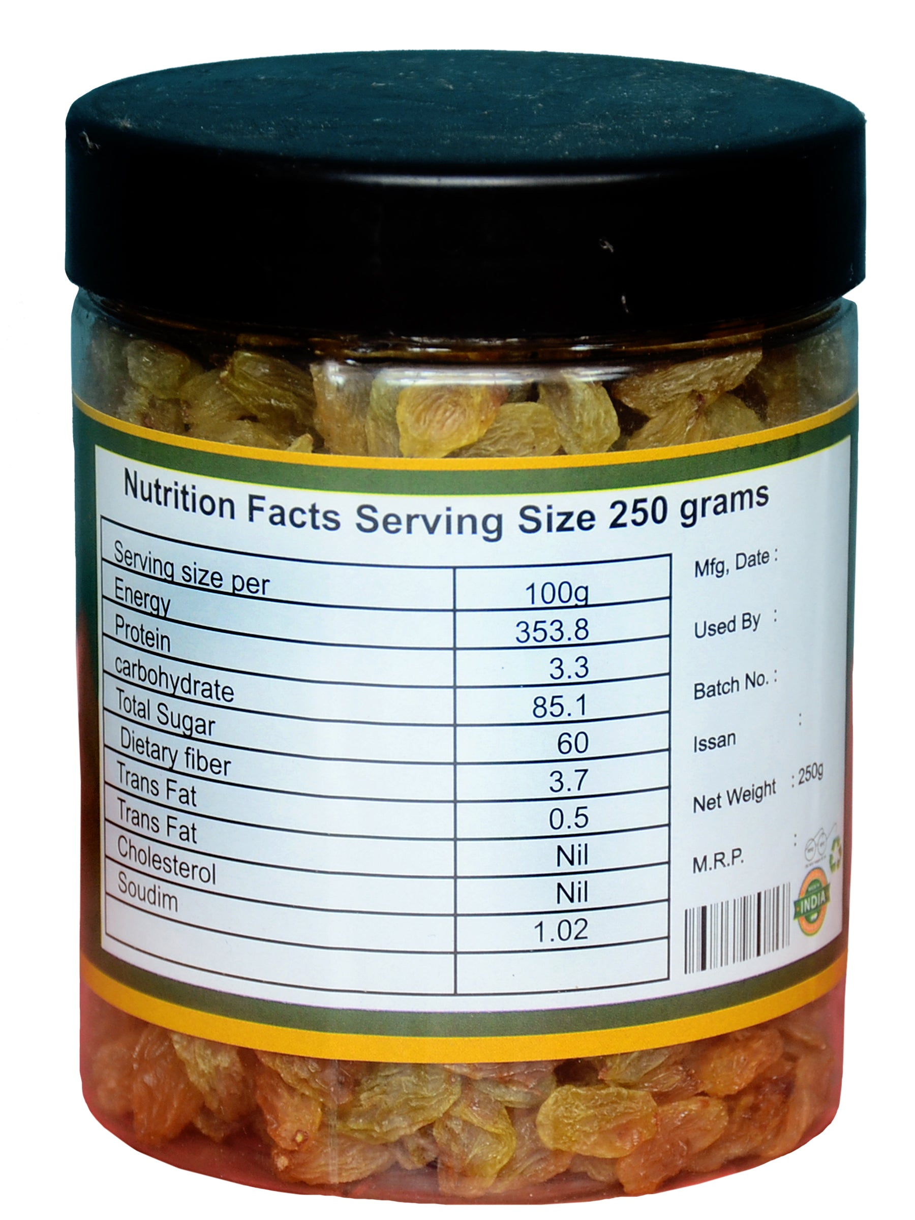 Raisins (kismis) 250 gm